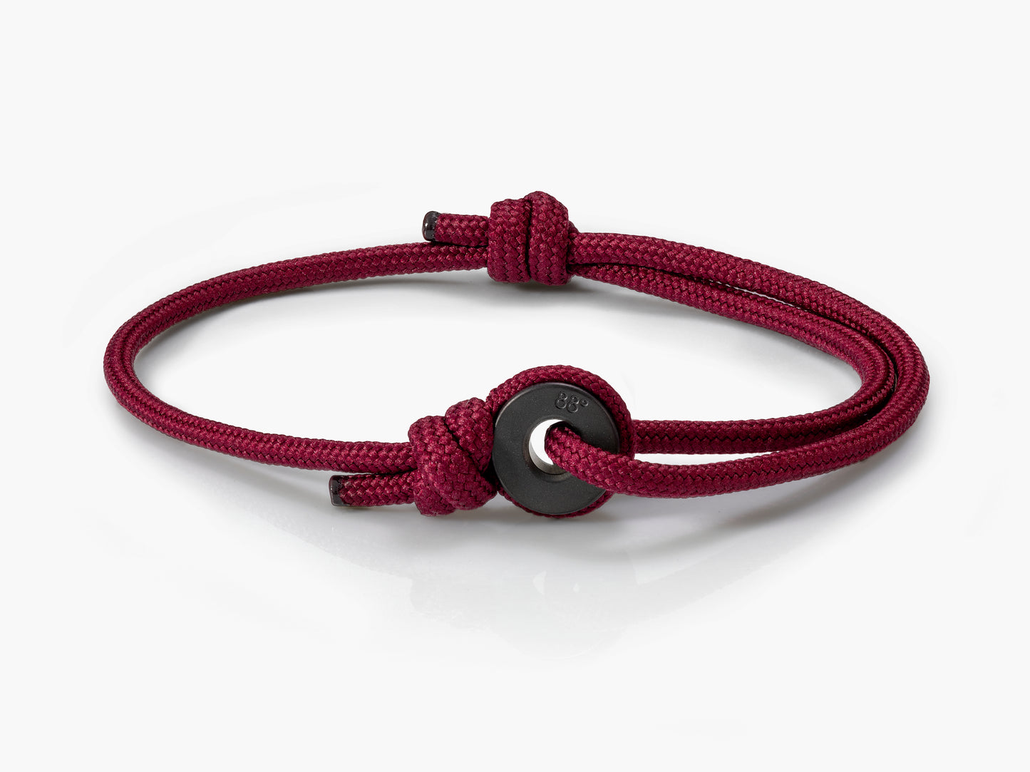 Maroon & Black Sailing Thimble Bracelet